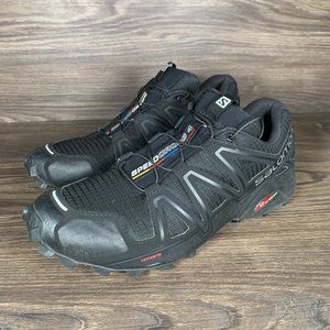 Salomon Speedcross 4 Shoes Mens Size 11.5 Black Trail Running Training Sneakers